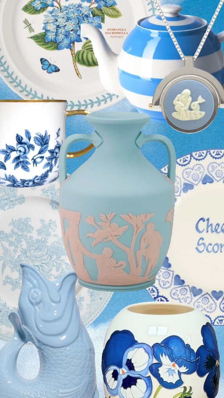 Cool Blue Ceramics Trend