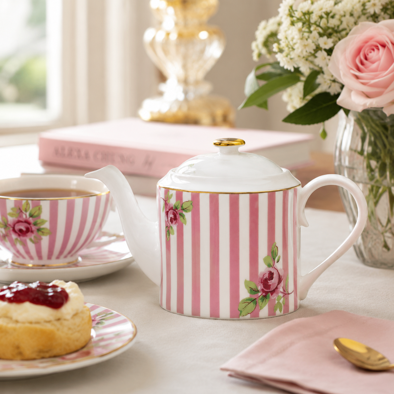 Duchess China 1888 - Regency Rose