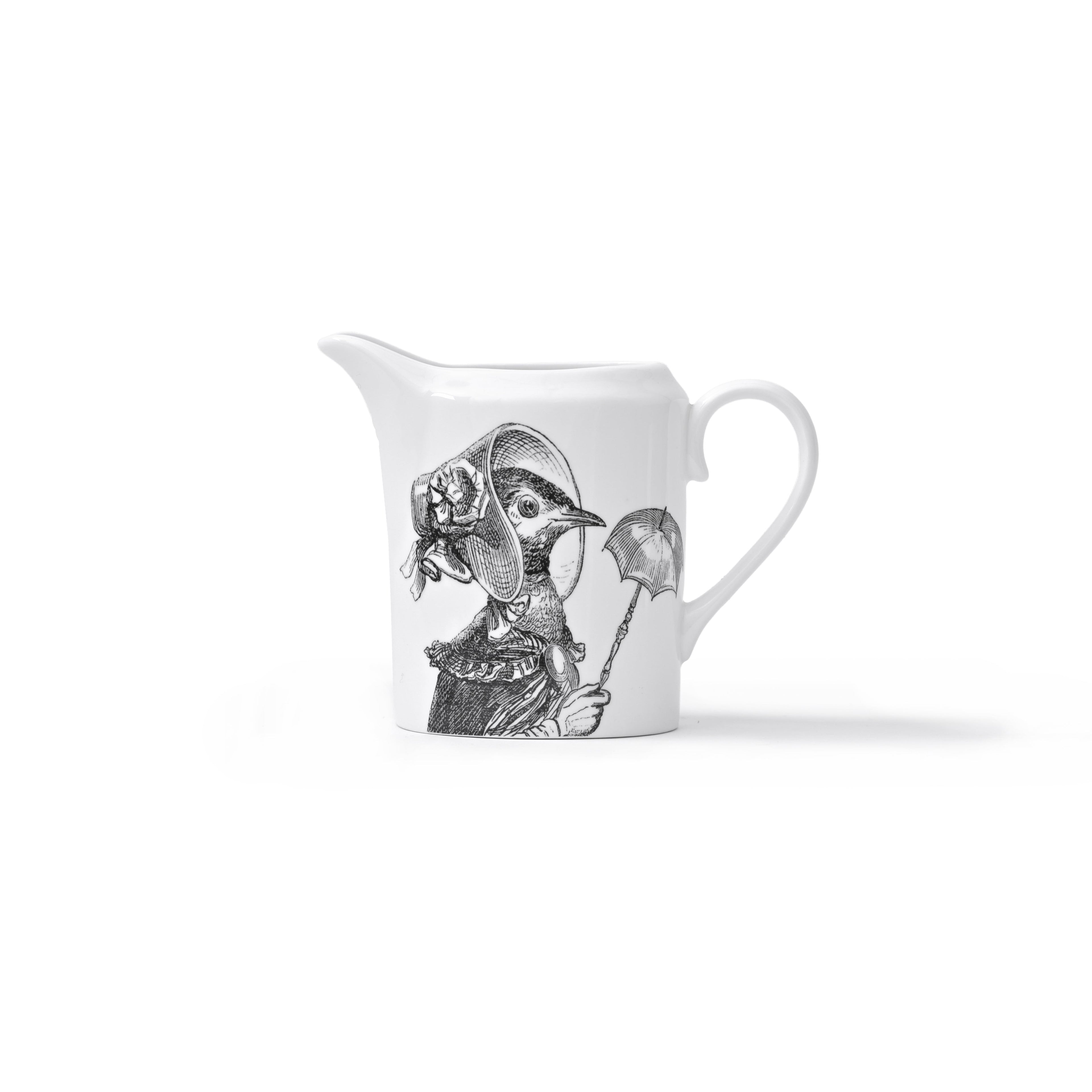 Duchess China 1888 - Metamorphosis Stirling Cream Jug