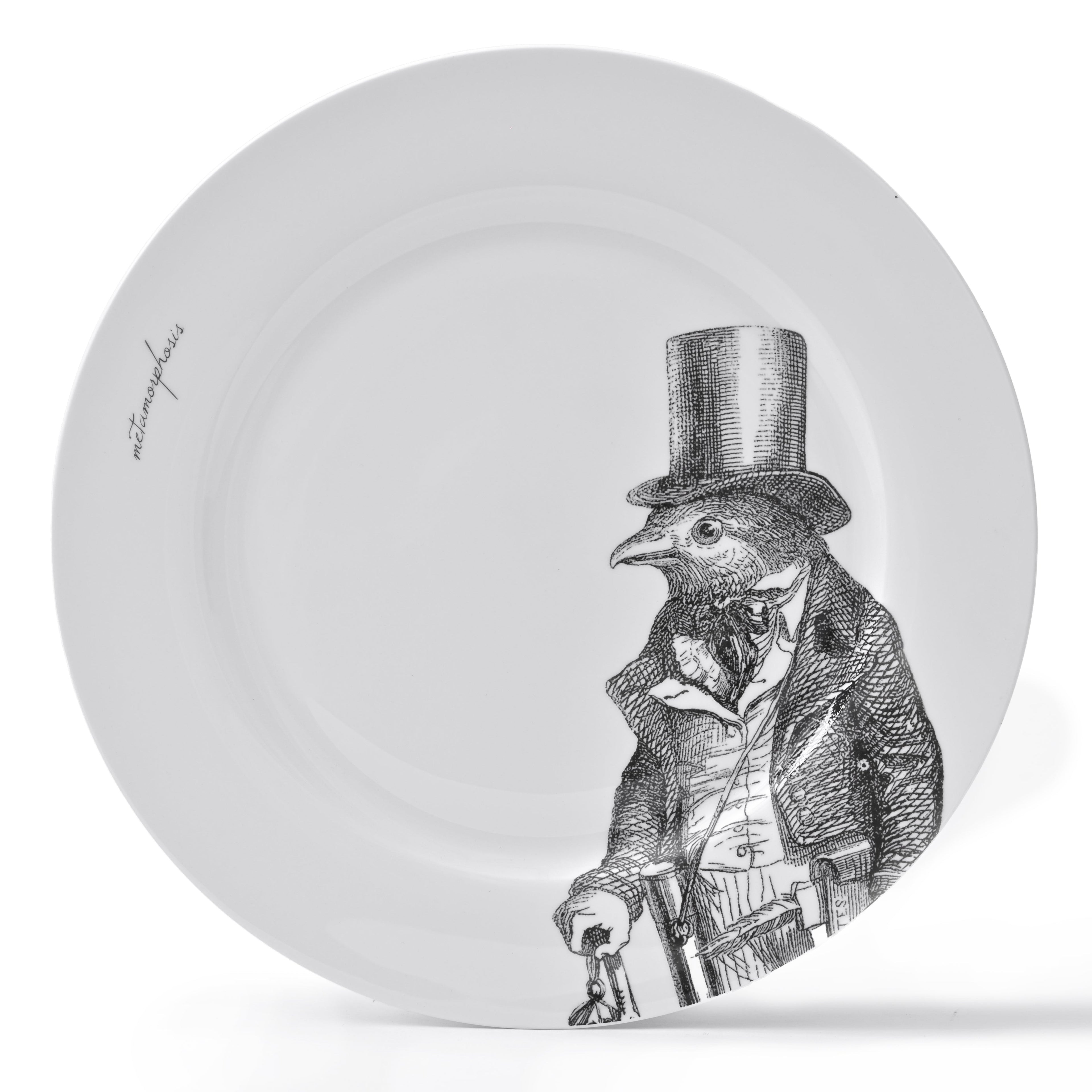 Duchess China 1888 - Metamorphosis Sparrow Sussex Dinner Plate