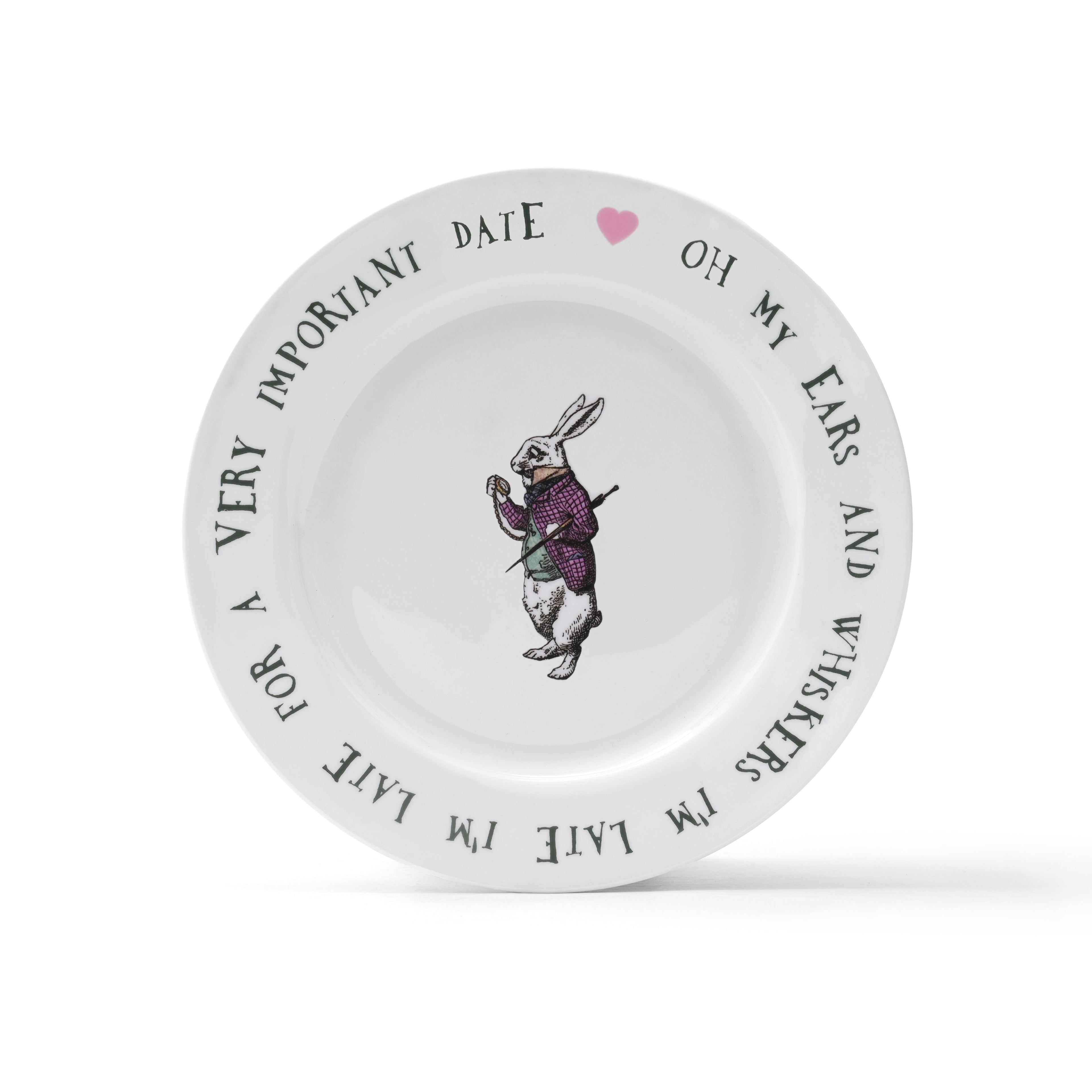 Duchess China 1888 - Wonderland White Rabbit Tea Plate
