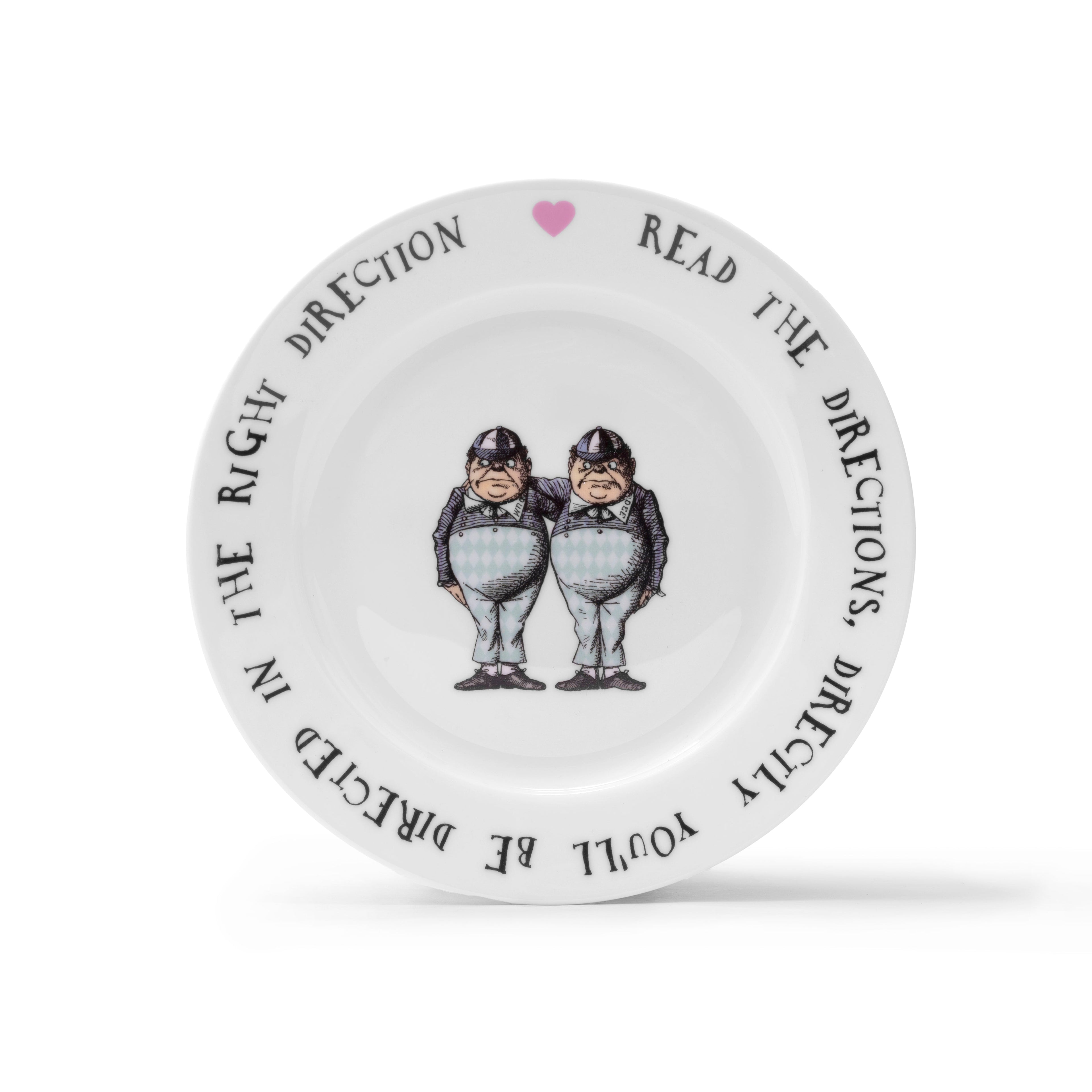 Duchess China 1888 - Wonderland Tweedles Tea Plate