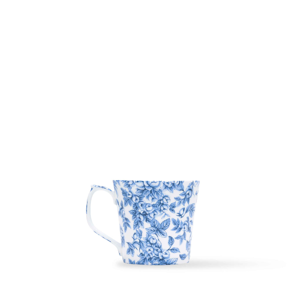 Duchess China 1888 - Gladstone Blue Everyday Short Beaker Mug
