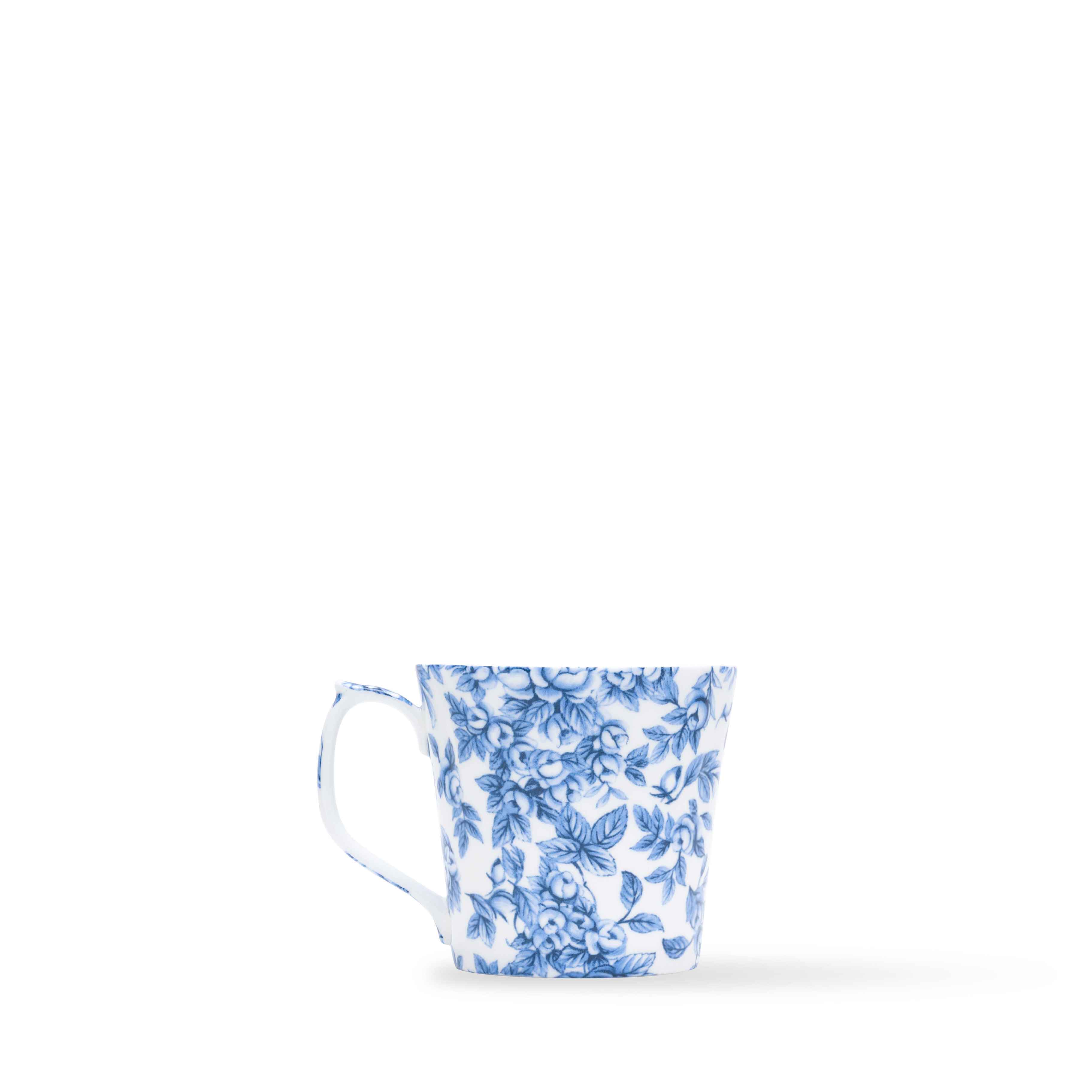Duchess China 1888 - Gladstone Blue Everyday Short Beaker Mug