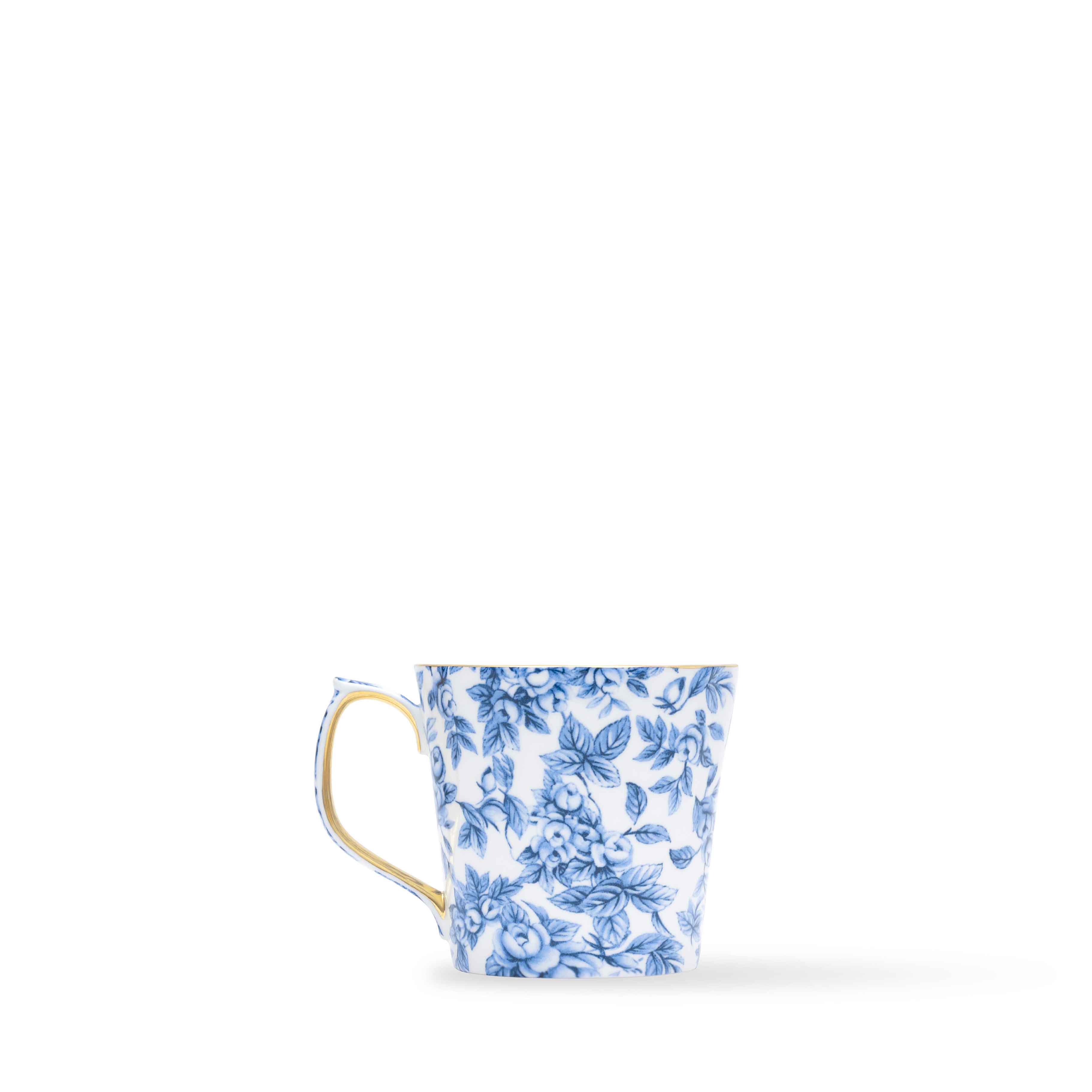 Duchess China 1888 - Gladstone Blue Luxury Short Beaker Mug