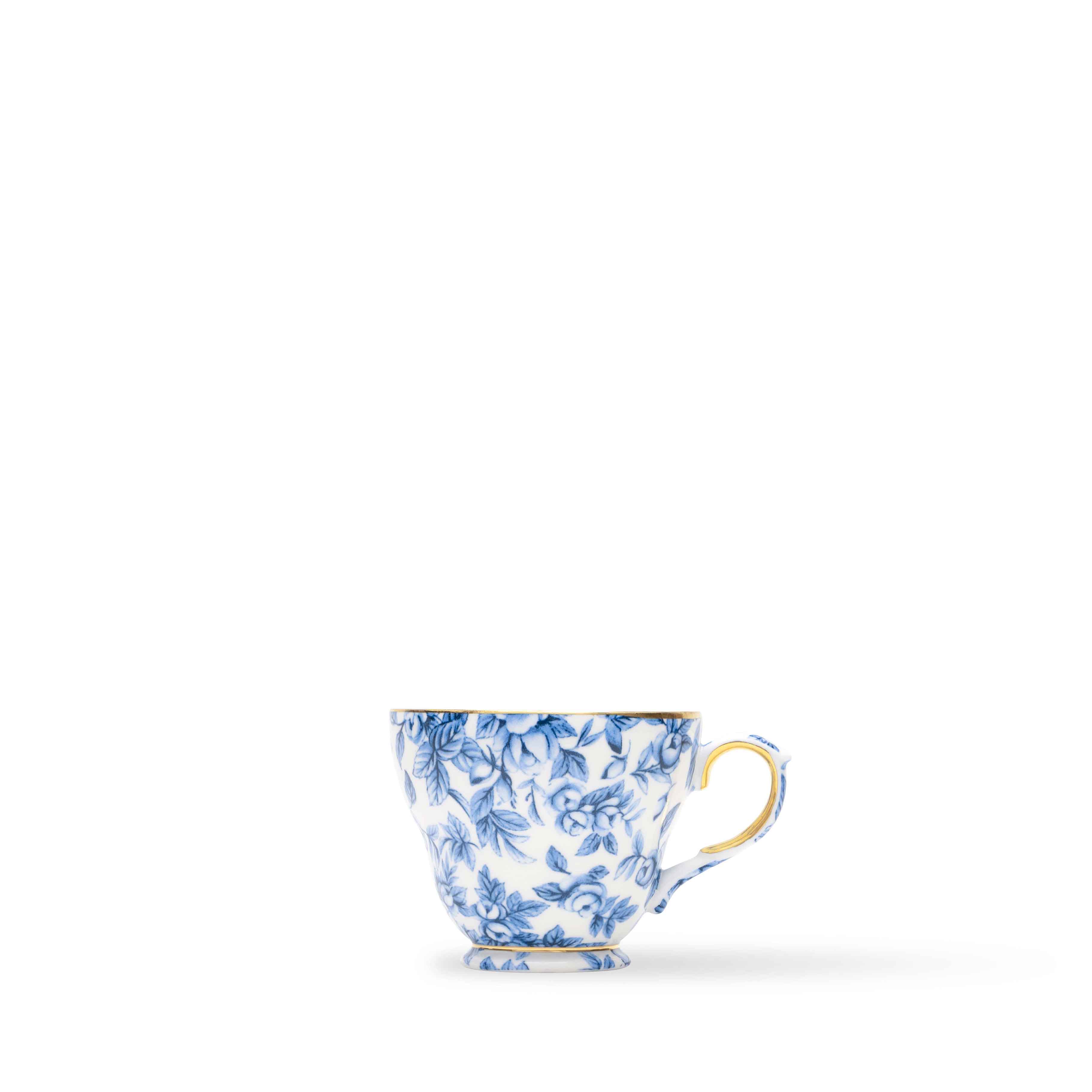 Duchess China 1888 - Gladstone Blue Luxury Teacup and Saucer