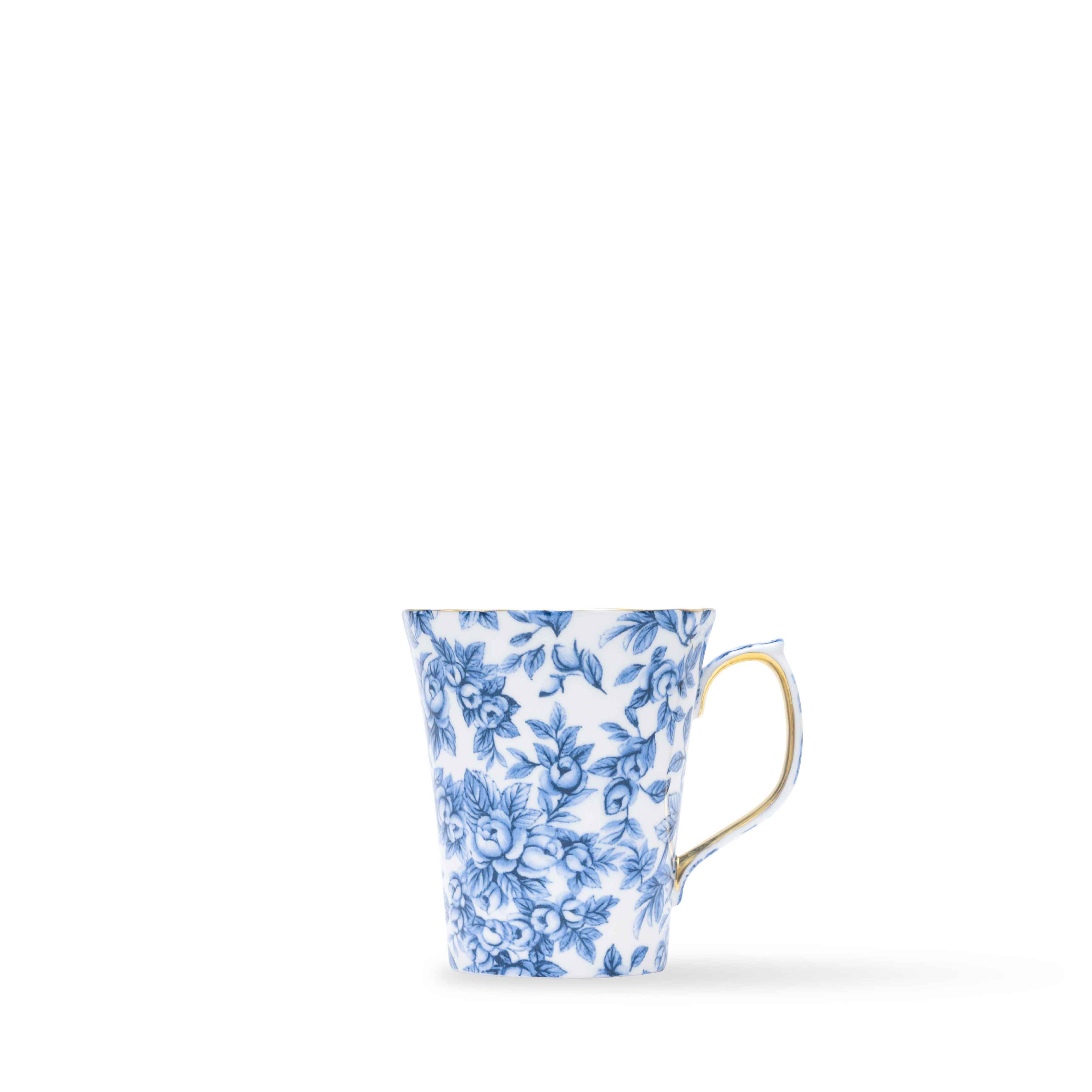 Duchess China 1888 - Gladstone Blue Luxury Tall Beaker Mug
