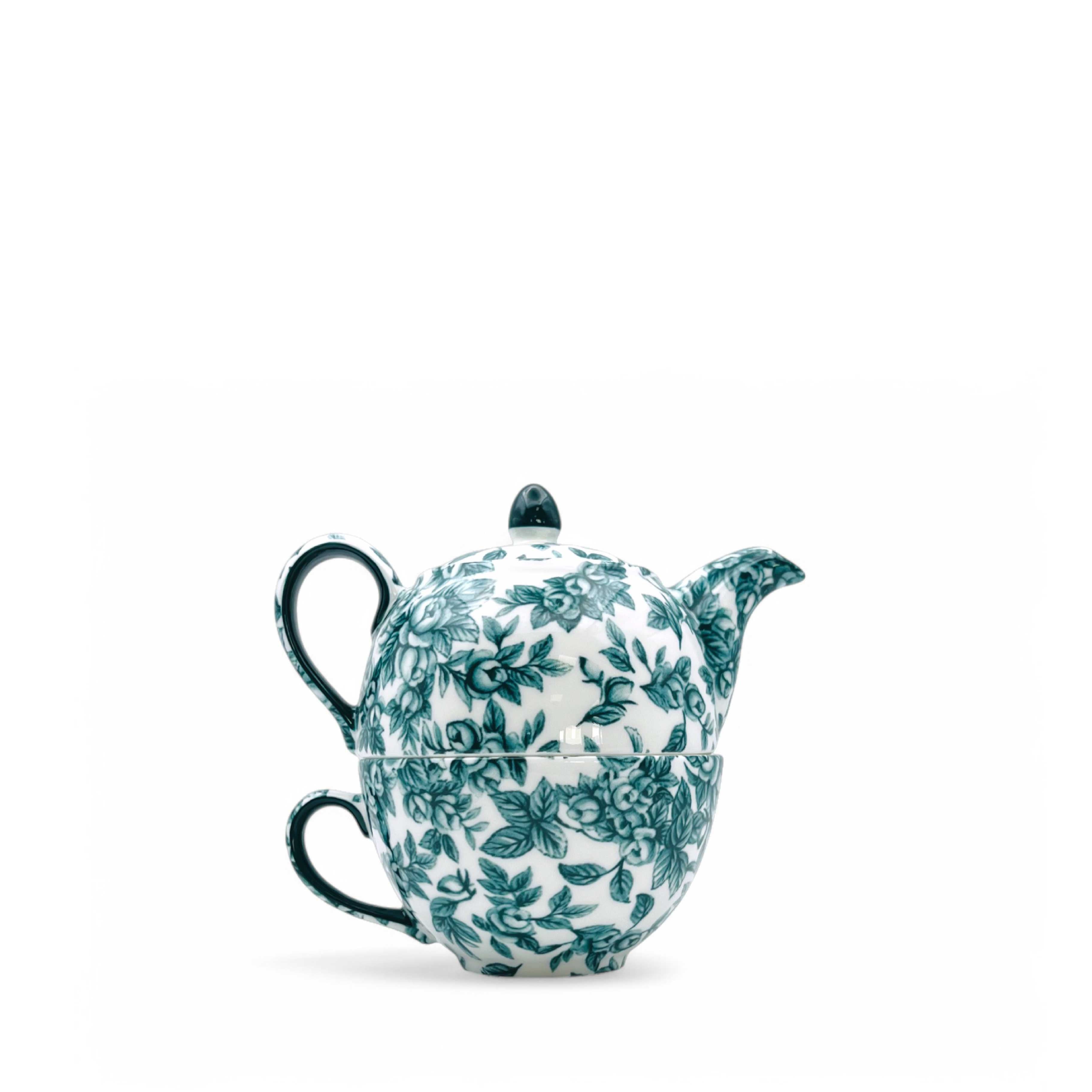 Duchess China 1888 - Gladstone Royal Green Everyday Tea for One