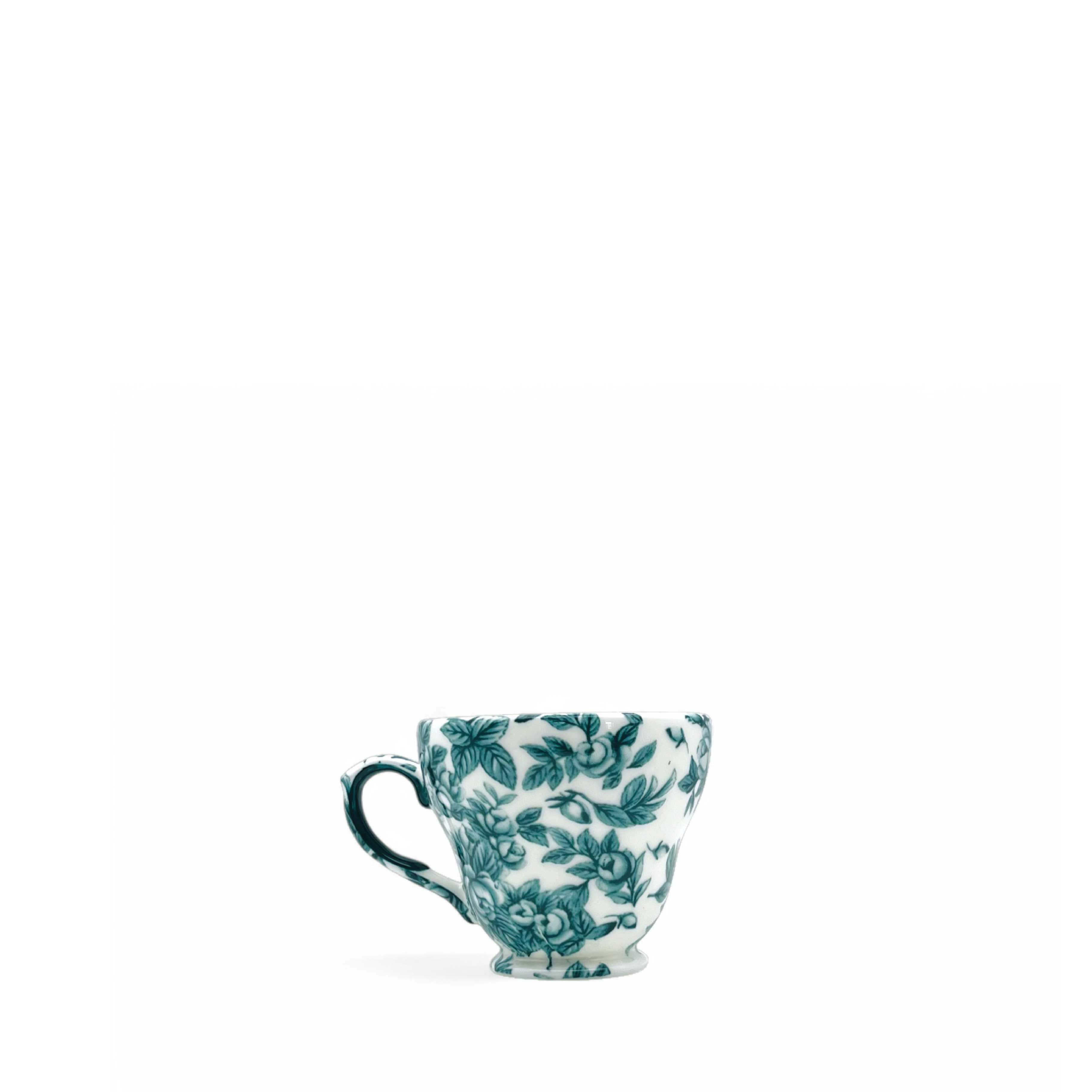 Gladstone Royal Green Everyday Teacup and Saucer