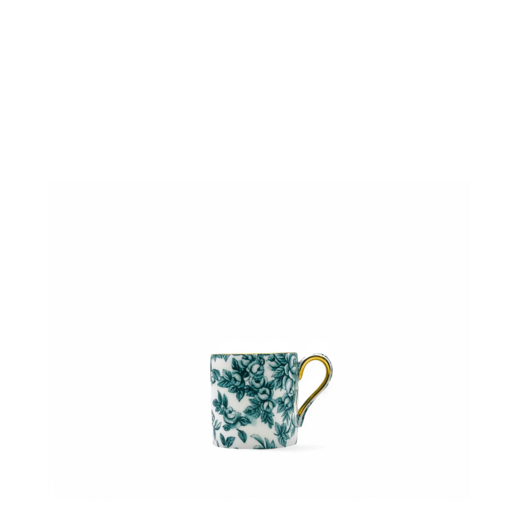 Gladstone Royal Green Luxury Espresso Cup and Saucer