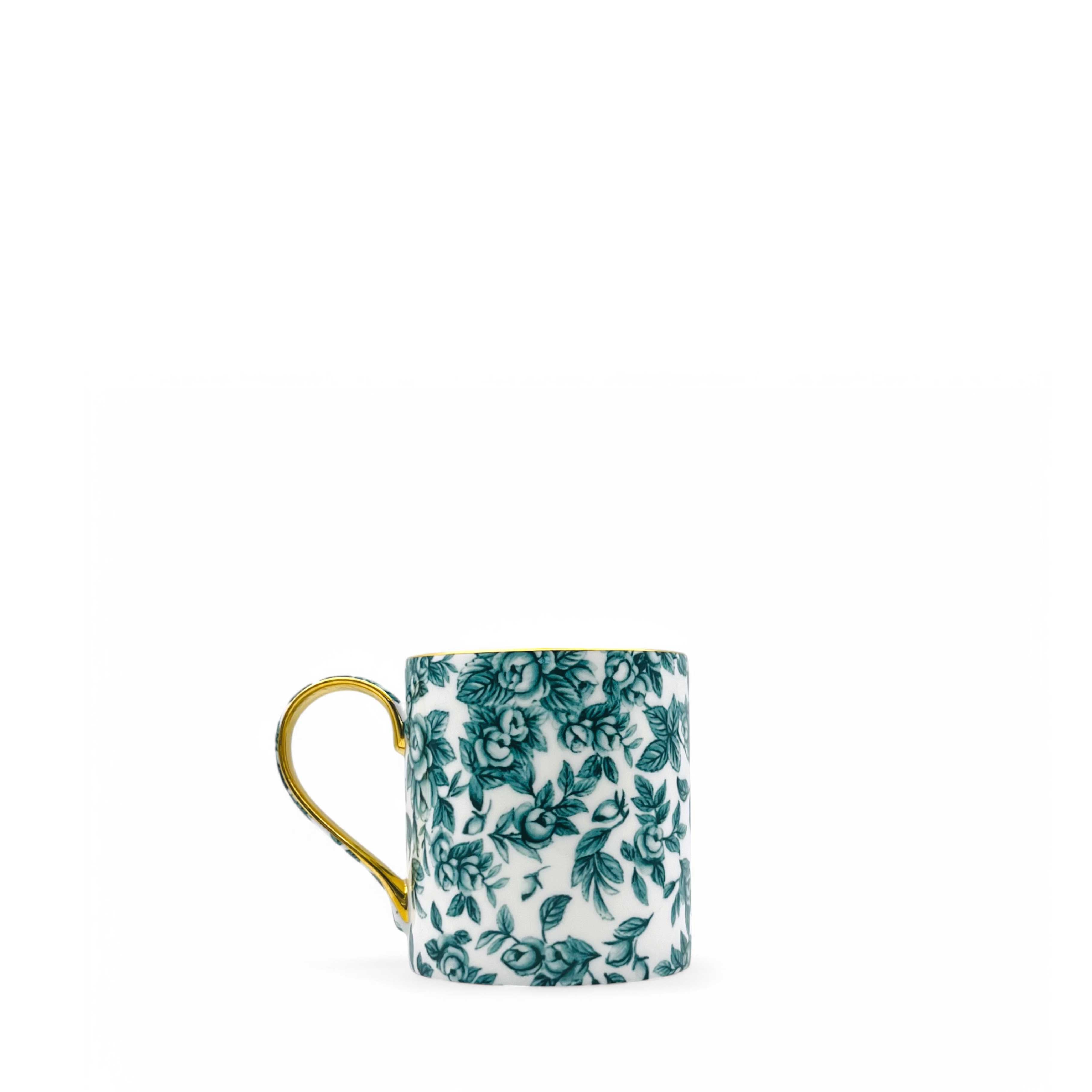 Duchess China 1888 - Gladstone Royal Green Luxury Balmoral Mug