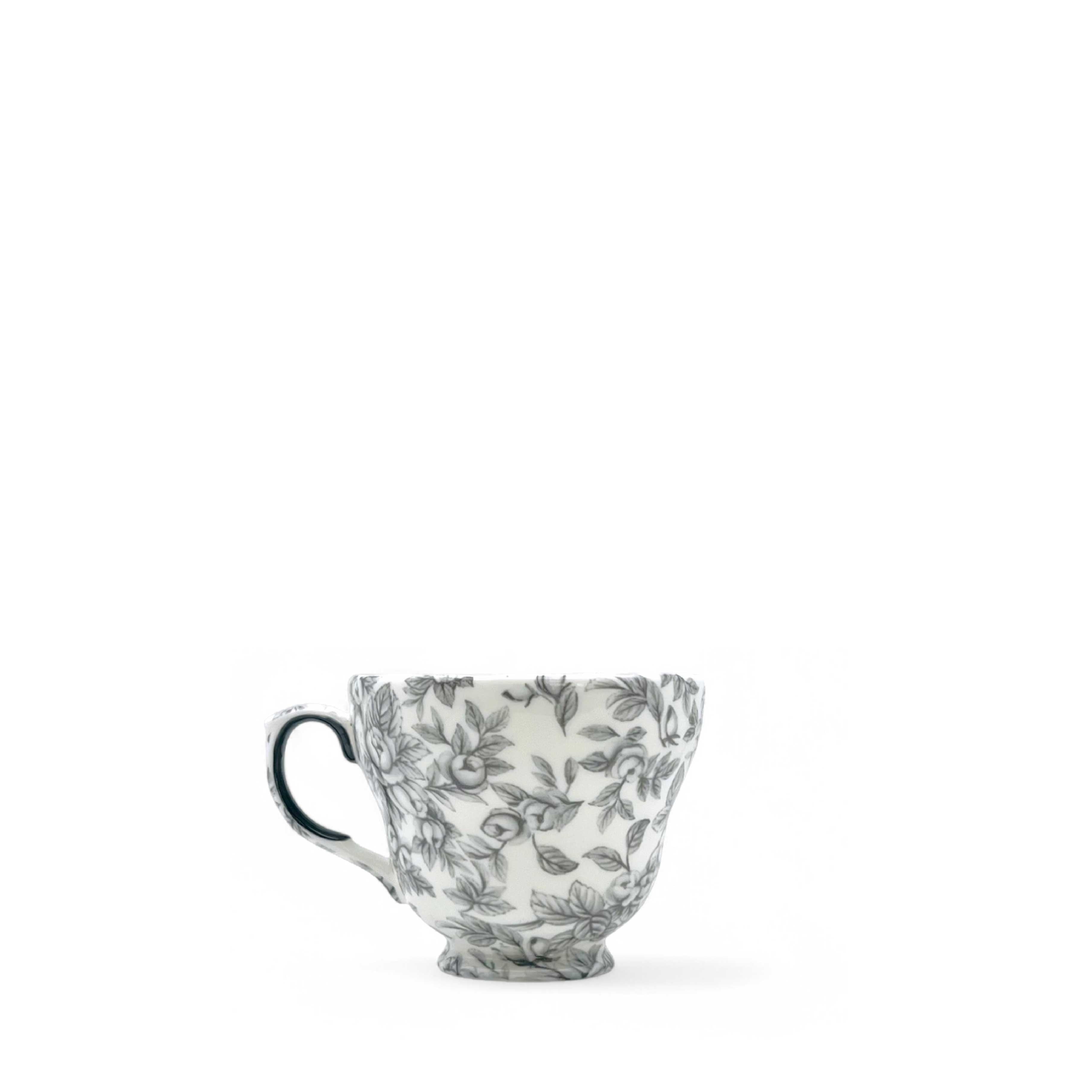 Duchess China 1888 - Gladstone Pewter Grey Everyday Breakfast Cup & Saucer