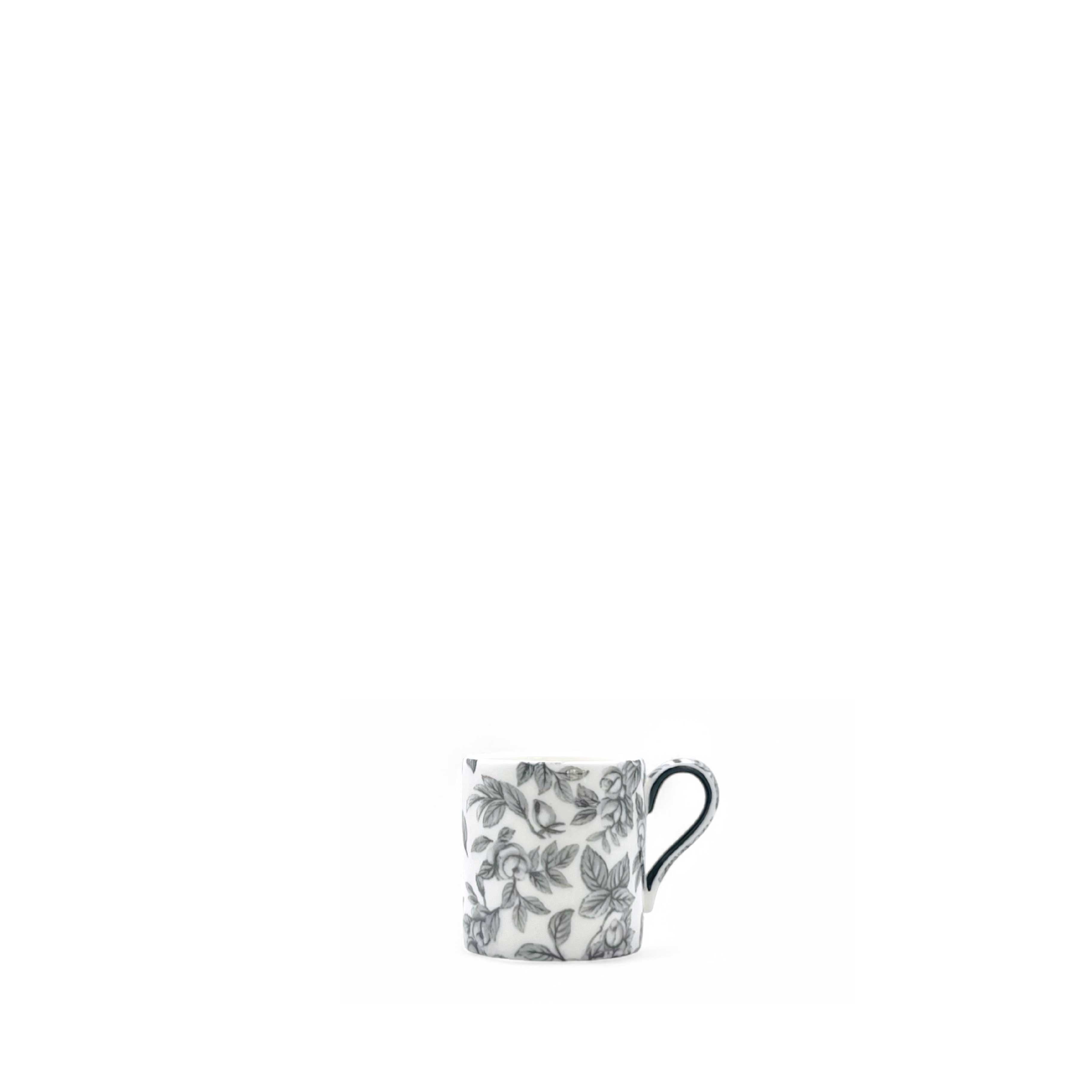 Gladstone Pewter Grey Everyday Espresso Cup and Saucer