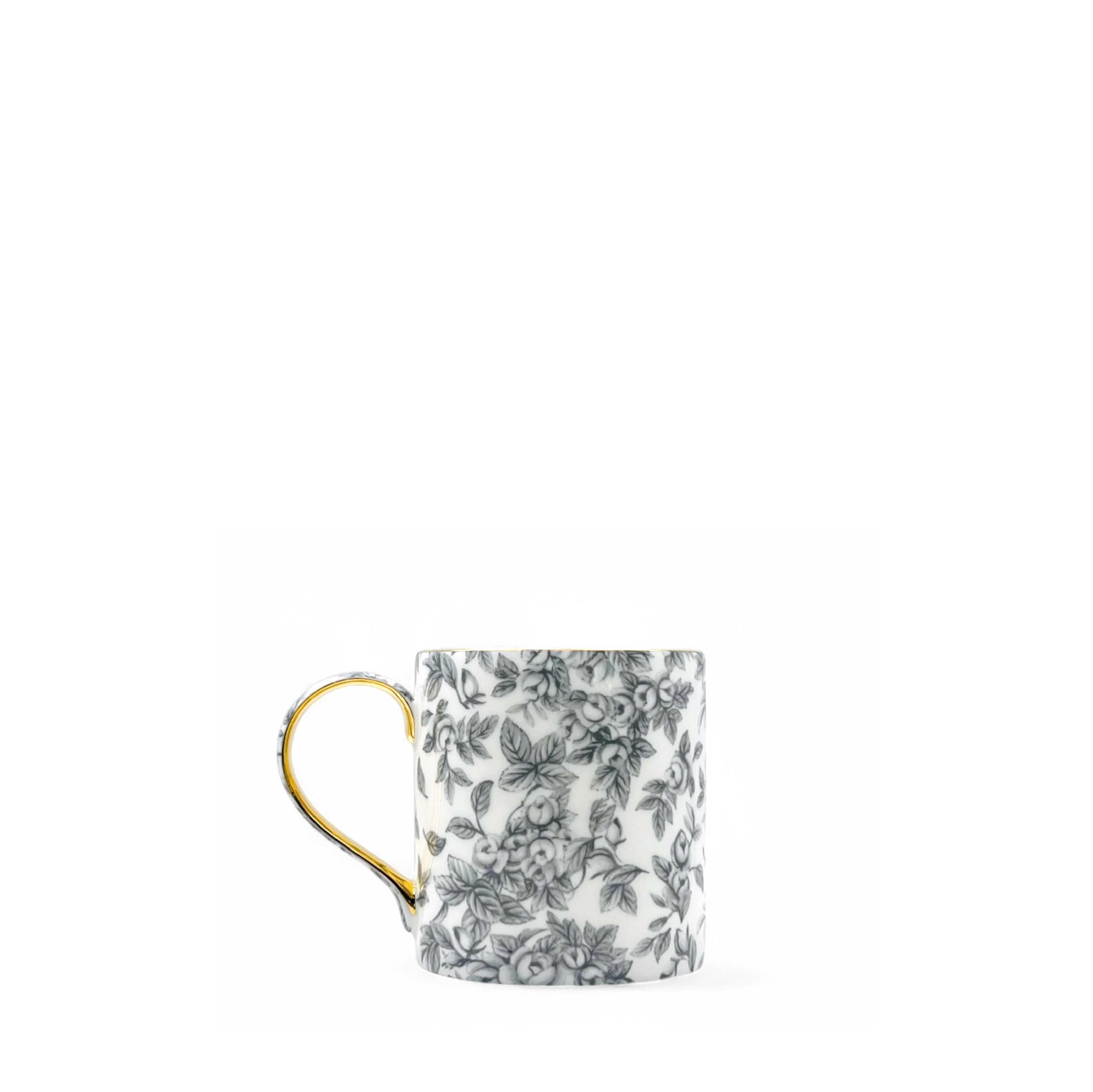 Duchess China 1888 - Gladstone Pewter Grey Luxury Balmoral Mug