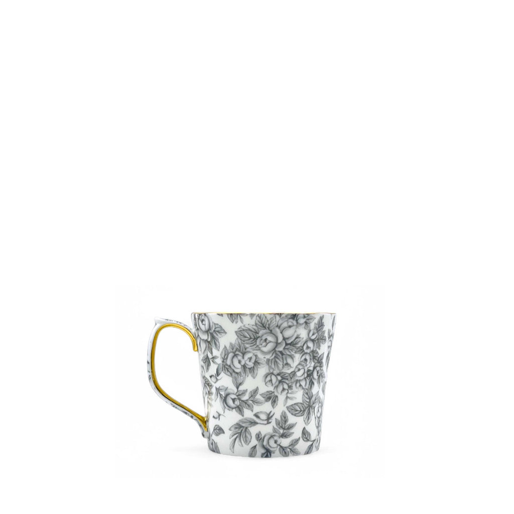 Duchess China 1888 - Gladstone Pewter Grey Luxury Short Beaker Mug