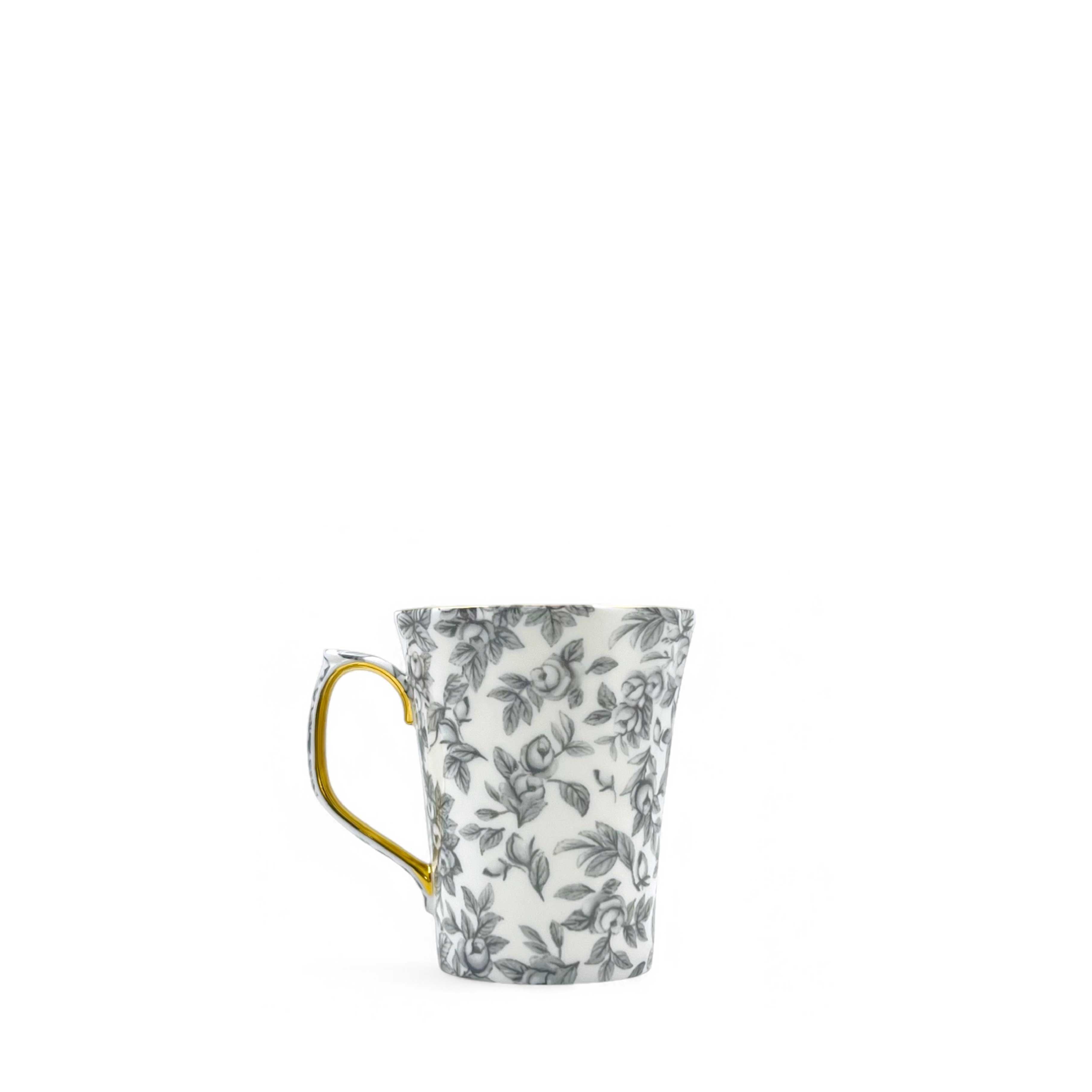 Duchess China 1888 - Gladstone Pewter Grey Luxury Tall Beaker Mug
