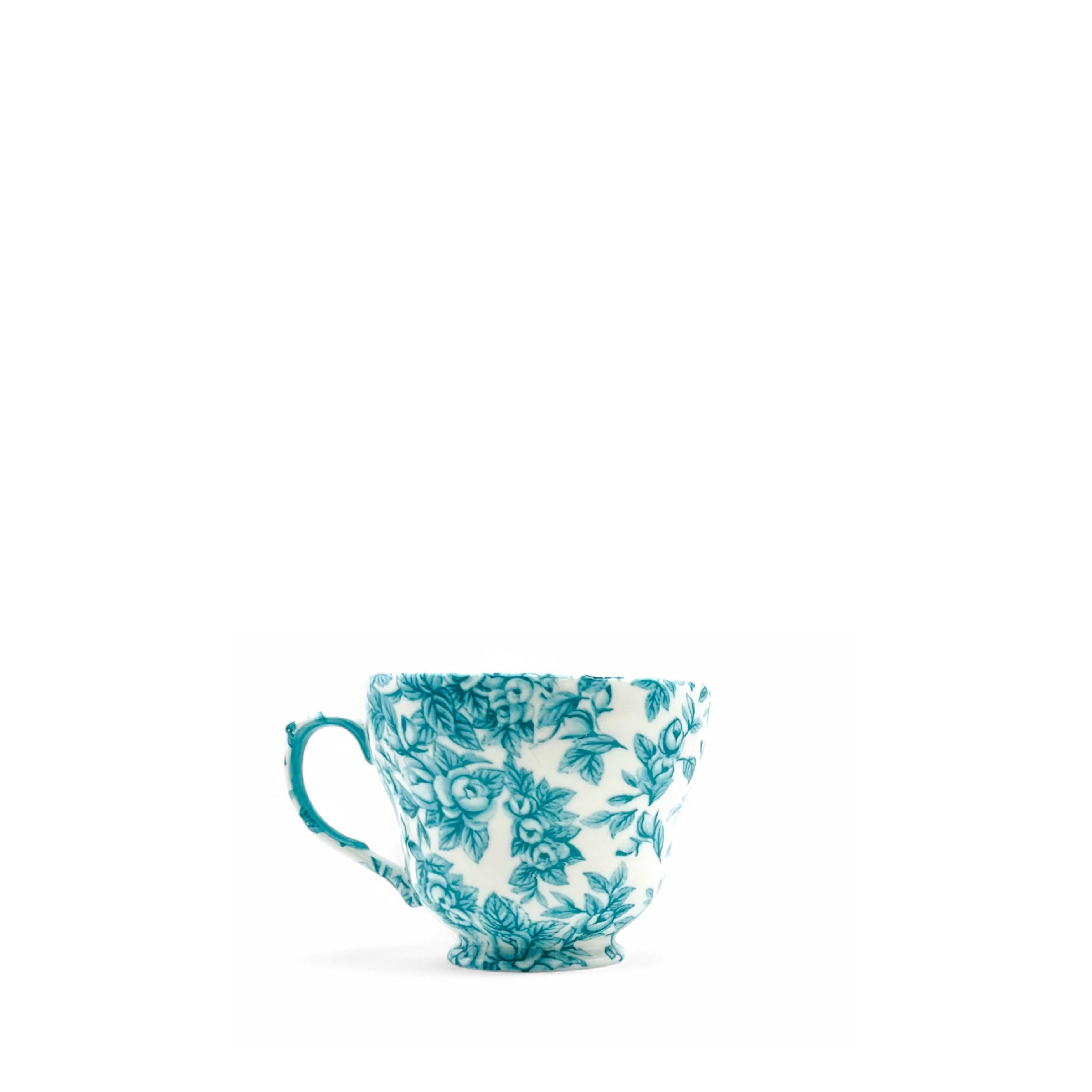 Duchess China 1888 - Gladstone Cockpit Green Everyday Breakfast Cup & Saucer