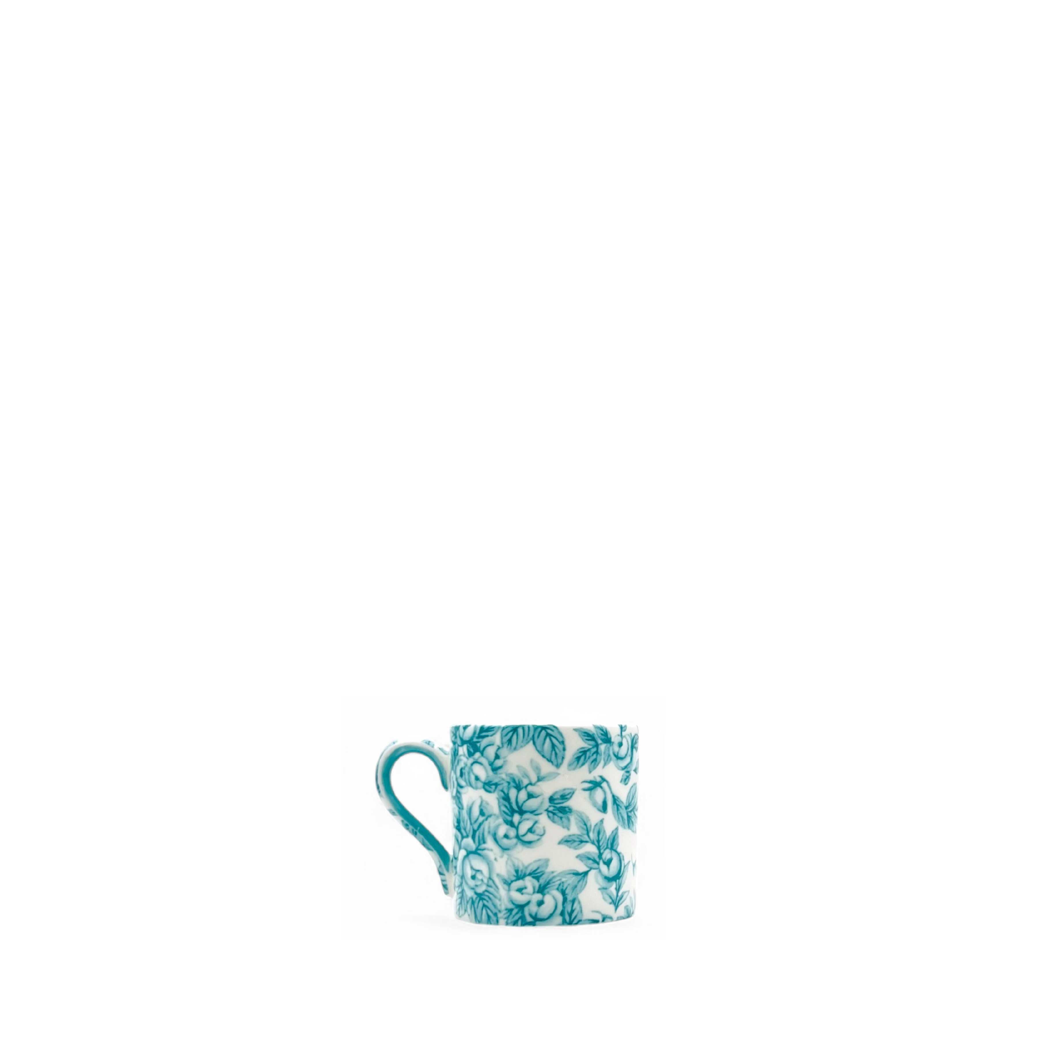Gladstone Cockpit Green Everyday Espresso Coffee Cup and Saucer