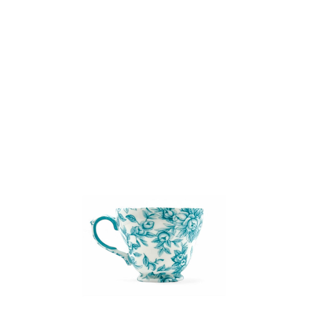 Gladstone Cockpit Green Everyday Teacup and Saucer