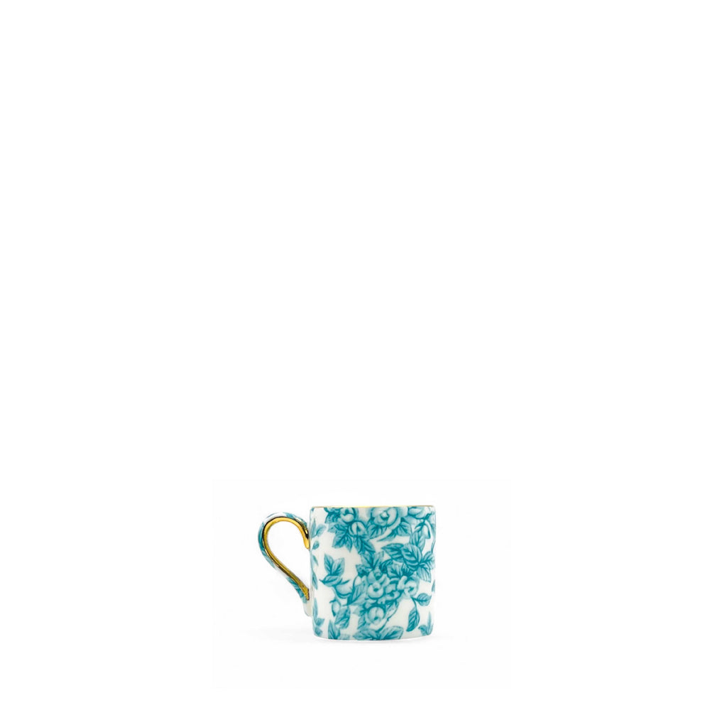 Gladstone Cockpit Green Luxury Espresso Cup and Saucer