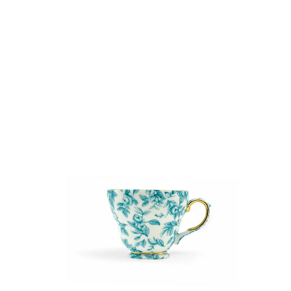 Duchess China 1888 - Gladstone Cockpit Green Luxury Teacup and Saucer