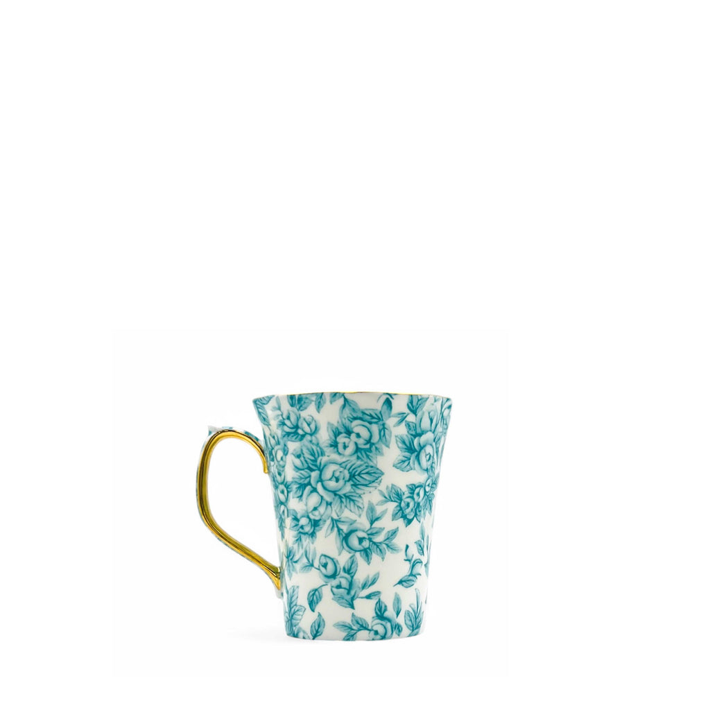 Duchess China 1888 - Gladstone Cockpit Green Luxury Tall Beaker Mug