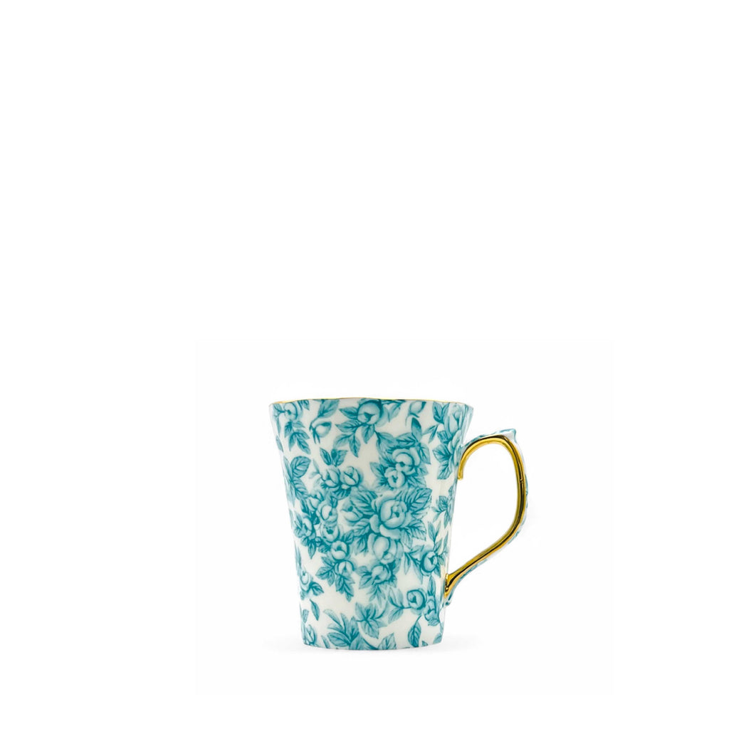 Duchess China 1888 - Gladstone Cockpit Green Luxury Tall Beaker Mug