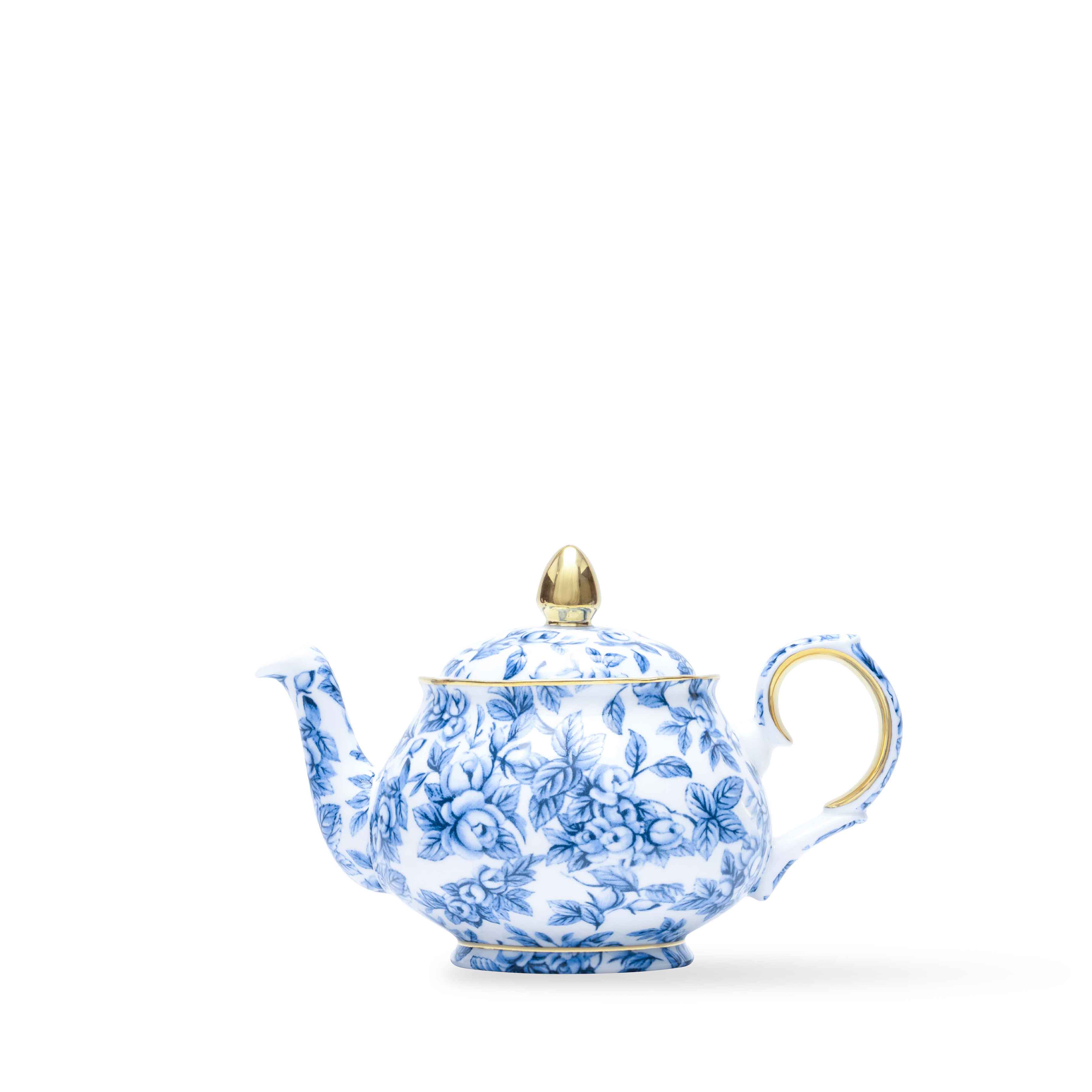 Duchess China 1888 - Gladstone Blue Luxury Teapot - 3 sizes