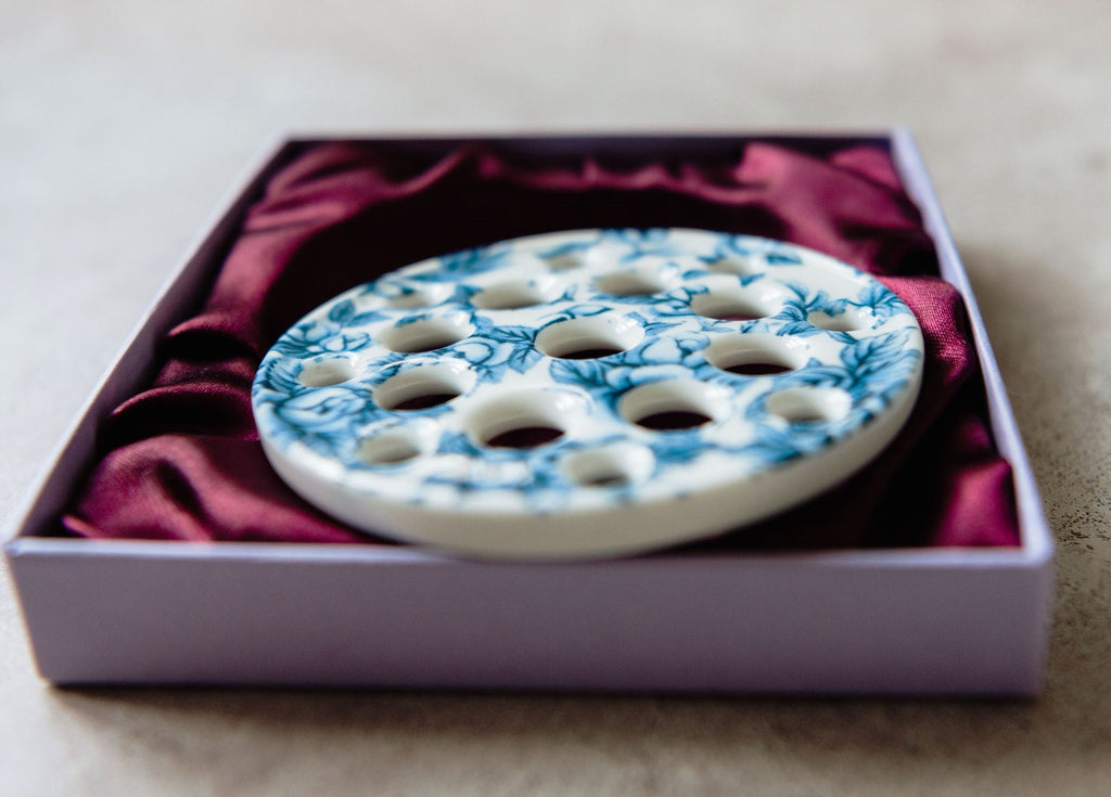 Duchess China 1888 - Gladstone Blue Halliesphere