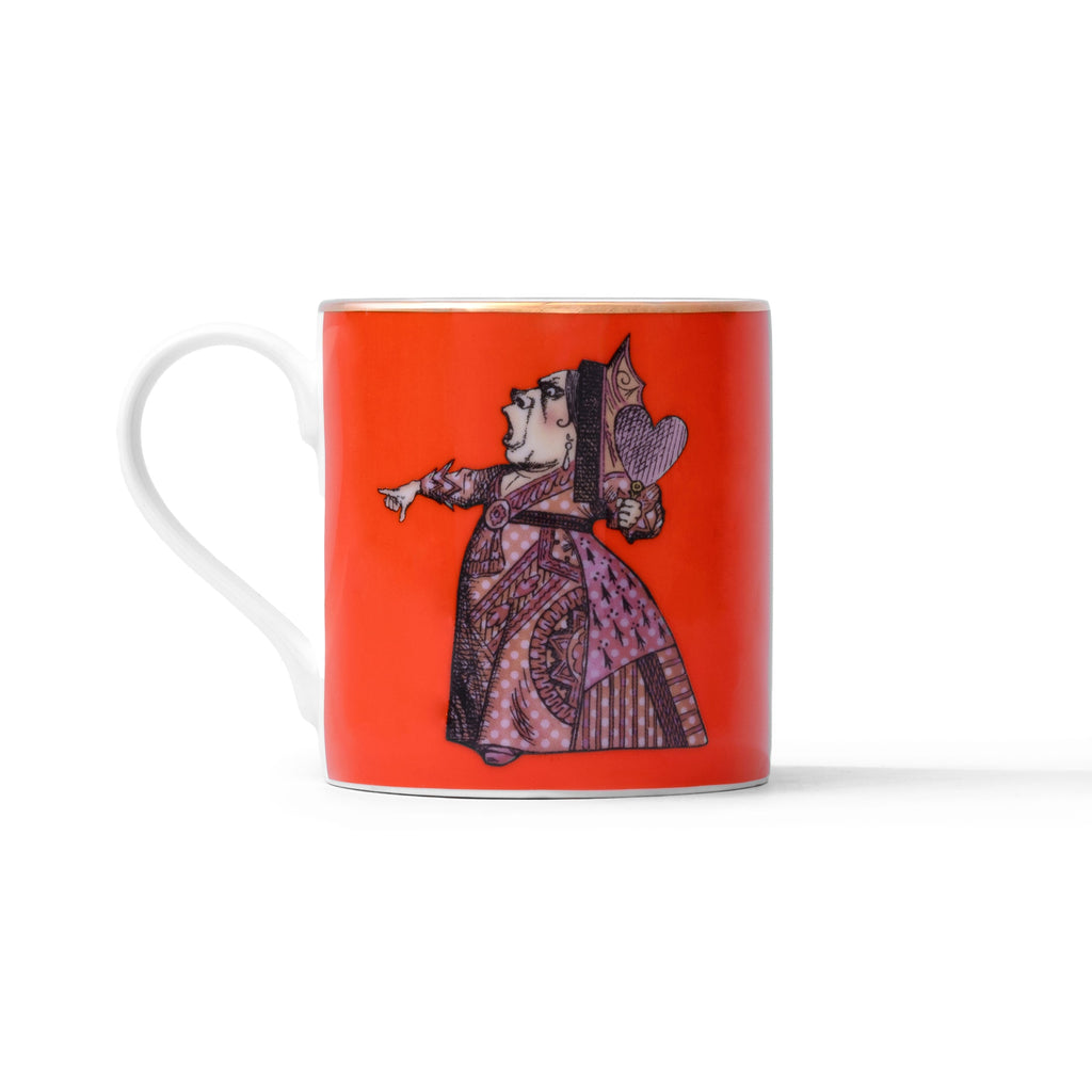 Duchess China 1888 - Wonderland Red Queen Mug (Orange)