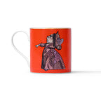 Duchess China 1888 - Wonderland Red Queen Mug (Orange)