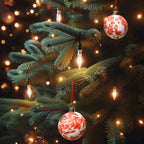 Duchess China 1888 - Gladstone Red Fine Bone China Bauble