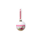 Duchess China 1888 - Regency Rose Pink Stripe Bauble