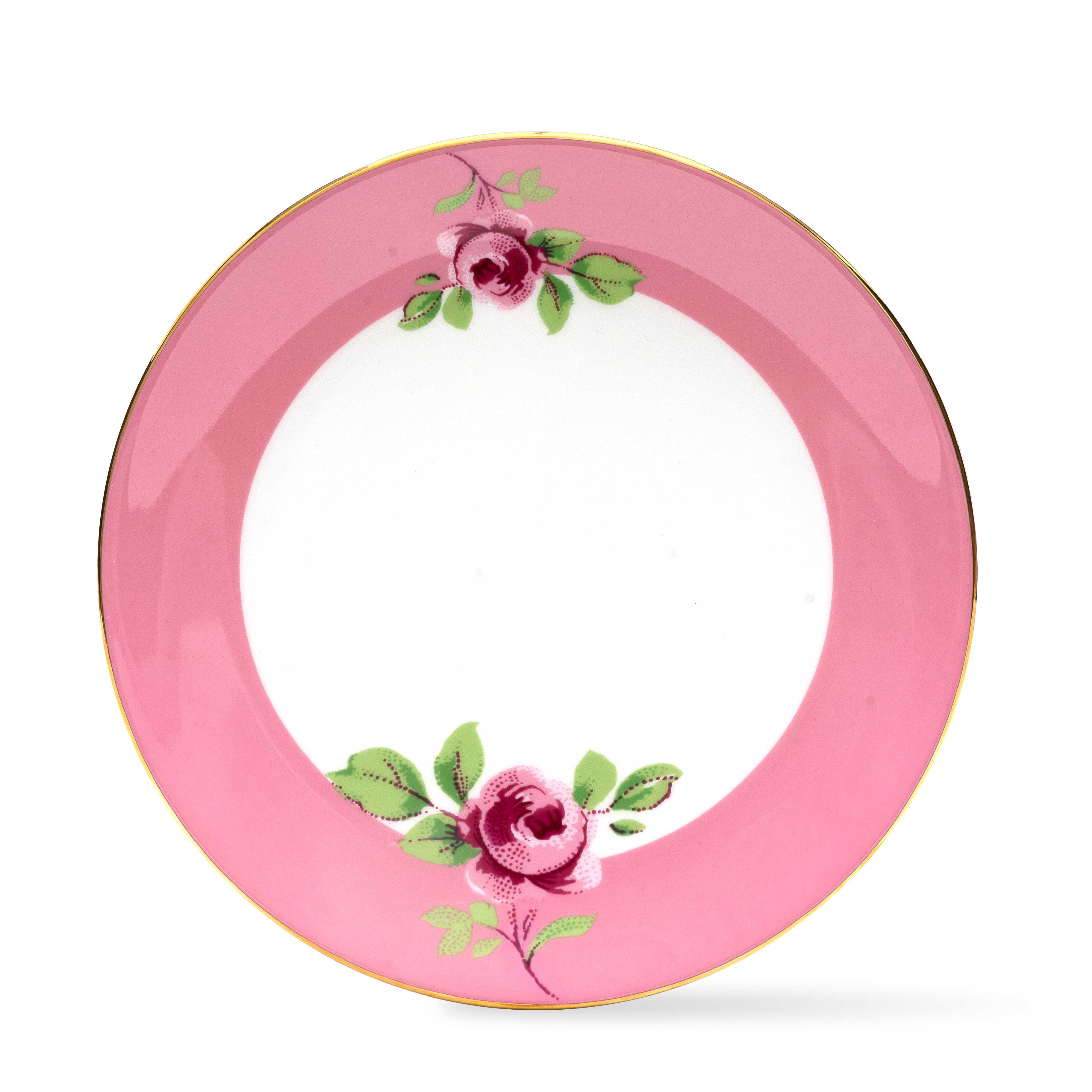 Duchess China 1888 - Regency Rose Wide border Plate