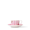 Duchess China 1888 - Regency Rose Pink Stripe Tea Cup & Saucer