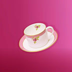 Duchess China 1888 - Regency Rose Bud                                                                                                                             Tea Cup & Saucer