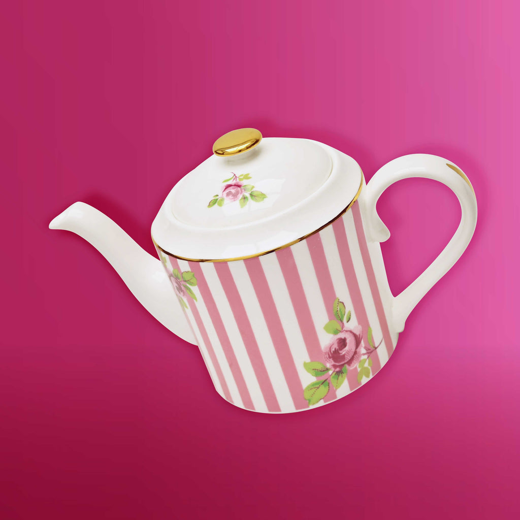 Duchess China 1888 - Regency Rose Stirling 4 cup Teapot