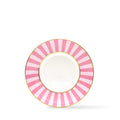 Duchess China 1888 - Regency Pink Stripe Stirling Teasaucer