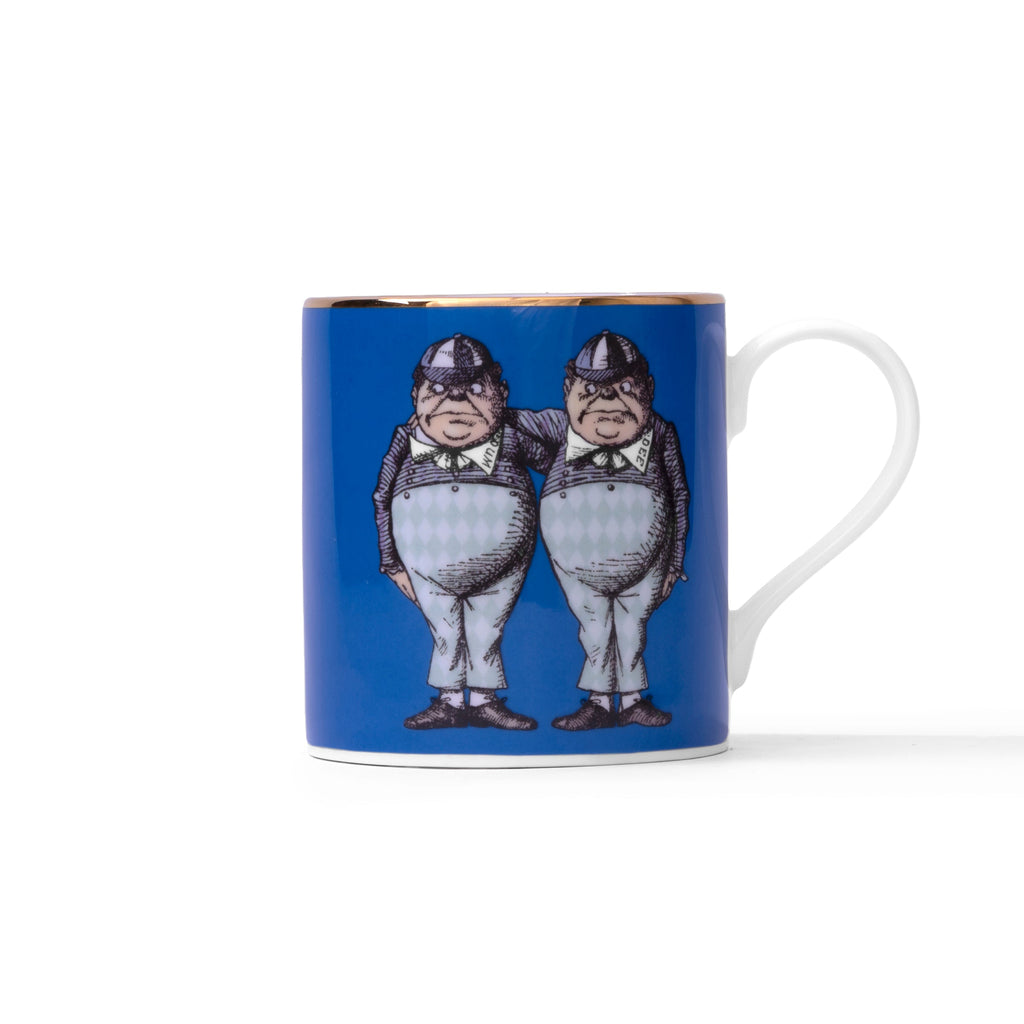 Duchess China 1888 - Wonderland Tweedles Mug (Blue)