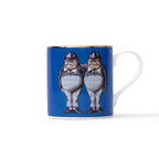 Duchess China 1888 - Wonderland Tweedles Mug (Blue)