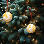 Duchess China 1888 - Gladstone Yellow Fine Bone China Bauble