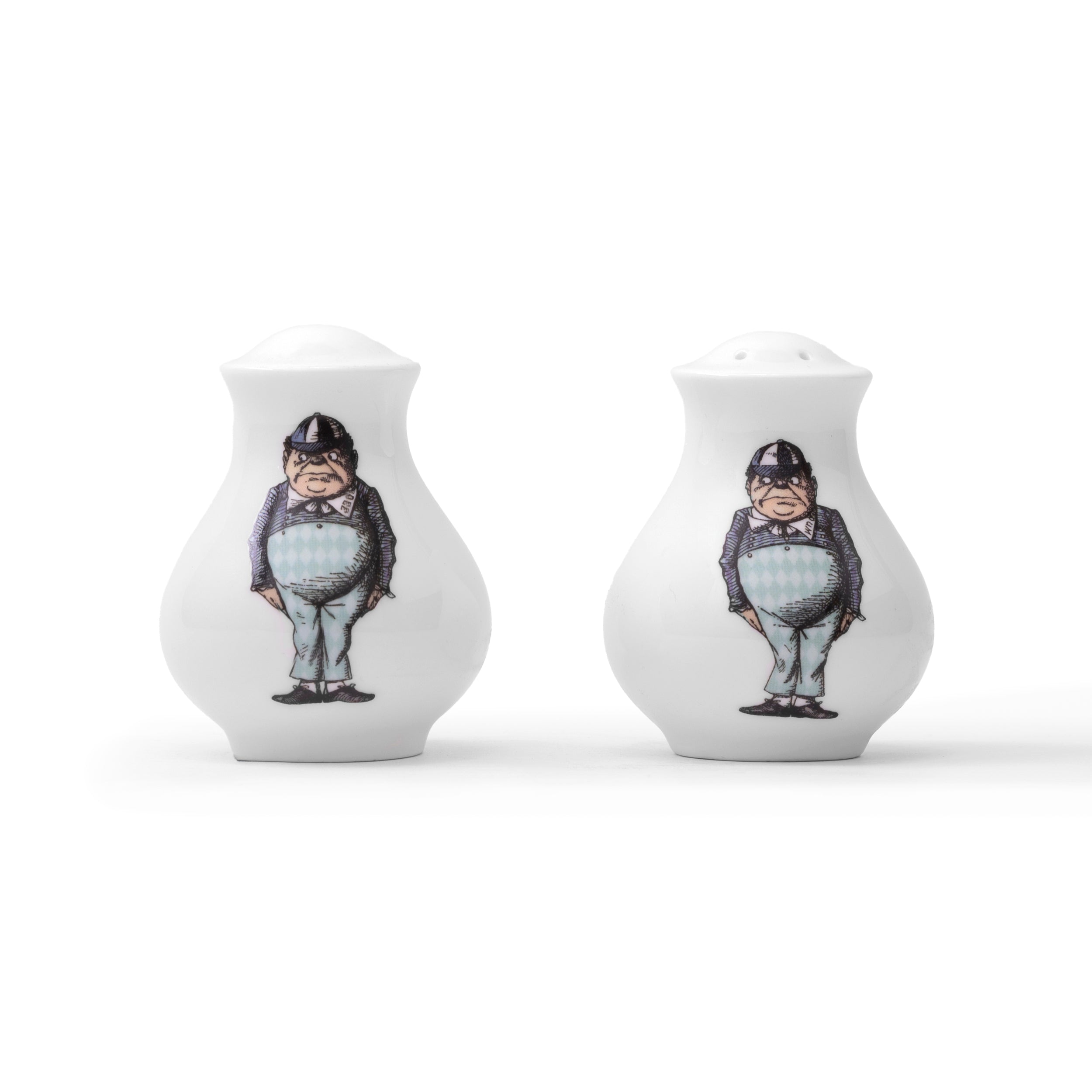 Duchess China 1888 - Wonderland Tweedles Salt & Pepper