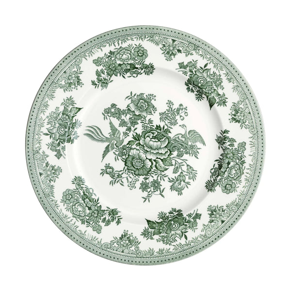 Burleigh Pottery – Green Asiatic Pheasants Dinner Plate