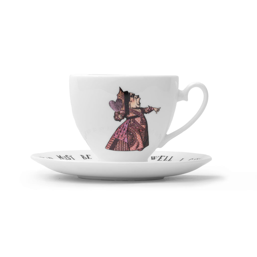 Duchess China 1888 - Wonderland Red Queen Teacup and Saucer
