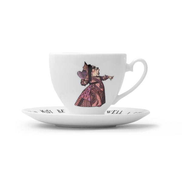 Duchess China 1888 - Wonderland Red Queen Teacup and Saucer