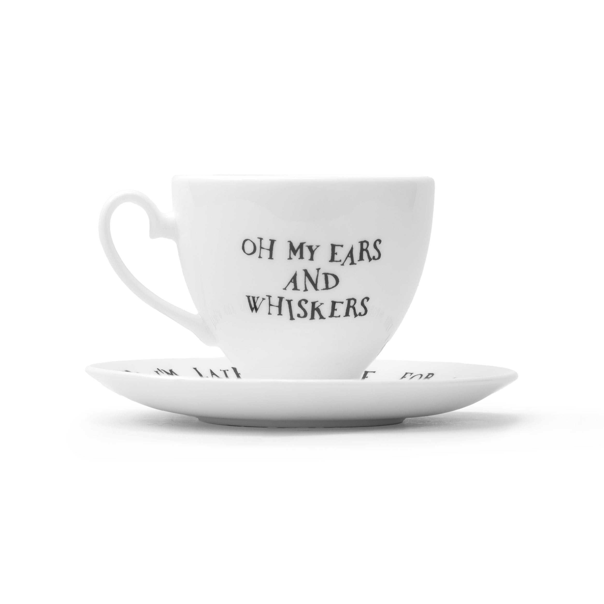 Duchess China 1888 - Wonderland White Rabbit Teacup and Saucer
