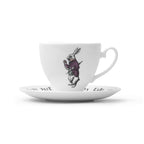 Duchess China 1888 - Wonderland White Rabbit Teacup and Saucer