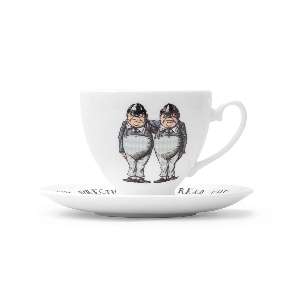 Duchess China 1888 - Wonderland Tweedles Teacup and Saucer